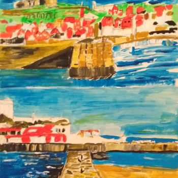 Painting titled "Whitby" by Paul Antwis, Original Artwork, Acrylic