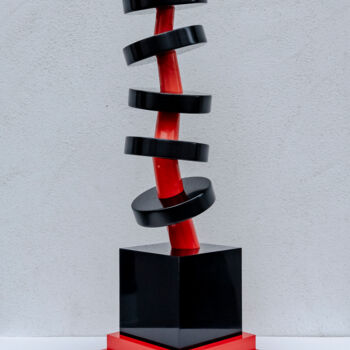 Sculpture titled "Hommage und gesells…" by Paul Bán, Original Artwork, Plastic