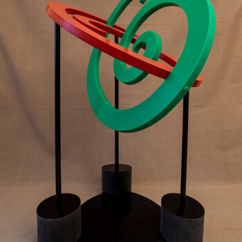 「Spirale」というタイトルの彫刻 Paul Bánによって, オリジナルのアートワーク, プラスチック
