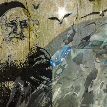 Digitale Kunst getiteld "hô  Jerusalem" door Paul Benichou, Origineel Kunstwerk, Gemanipuleerde fotografie