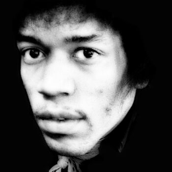 Фотография под названием "Hendrix" - Paul Berriff, Подлинное произведение искусства, Пленочная фотография