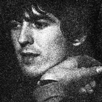 Fotografia intitolato "George Harrison" da Paul Berriff, Opera d'arte originale, fotografia a pellicola