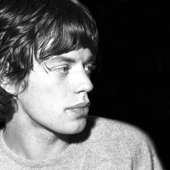 Fotografie getiteld "Mick Jagger 1964" door Paul Berriff, Origineel Kunstwerk, Film fotografie