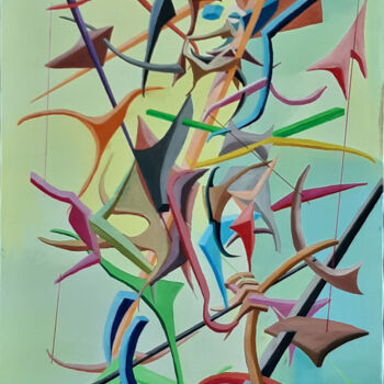 Peinture intitulée "Nudo femminile in p…" par Paul Bonnie Kent, Œuvre d'art originale, Huile
