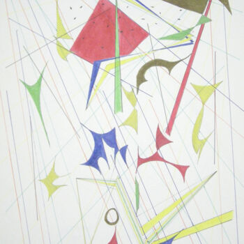 Dibujo titulada "Vaso con fetta di c…" por Paul Bonnie Kent, Obra de arte original, Tinta
