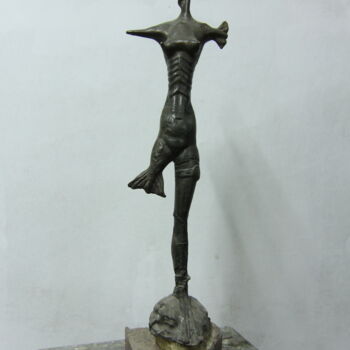 Rzeźba zatytułowany „Marmaid” autorstwa Paul Bretter, Oryginalna praca, Brąz