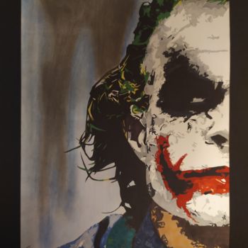 Drawing titled "The Joker (Batman)" by Paul Clair, Original Artwork, Marker