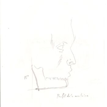 Drawing titled "Anatomie 21" by Paul-Éric Langevin, Original Artwork, Pencil