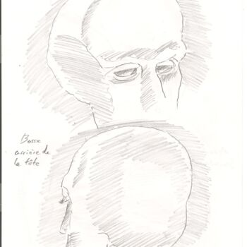 Tekening getiteld "Anatomie 29" door Paul-Éric Langevin, Origineel Kunstwerk, Potlood