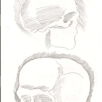 Drawing titled "Anatomie 30" by Paul-Éric Langevin, Original Artwork, Pencil