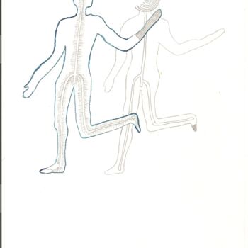 Tekening getiteld "Max Ernst 1" door Paul-Éric Langevin, Origineel Kunstwerk, Potlood