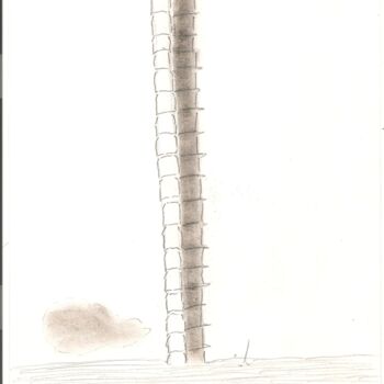 Dessin intitulée "Max Ernst 5" par Paul-Éric Langevin, Œuvre d'art originale, Crayon