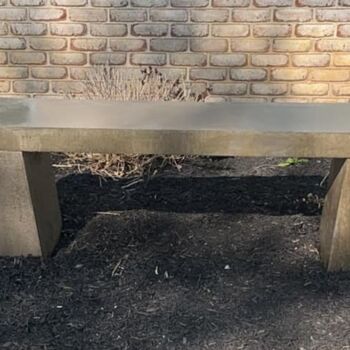 「Marakowski Bench #1」というタイトルのデザイン Paul Marakowskiによって, オリジナルのアートワーク, コンクリート