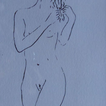 Printmaking titled "Sérigraphie n° 27" by Paul Maulpoix, Original Artwork, Screenprinting