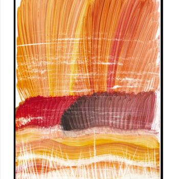 Pittura intitolato "70" da Paul Sarrassat, Opera d'arte originale, pigmenti