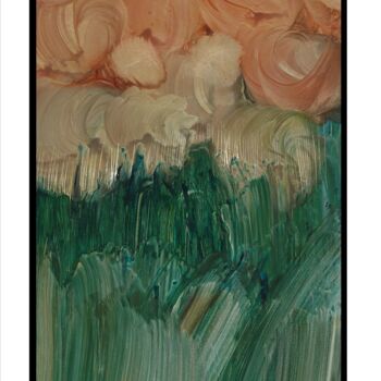 Pintura intitulada "93" por Paul Sarrassat, Obras de arte originais, Pigmentos Montado em Cartão