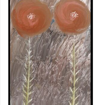 Картина под названием "108" - Paul Sarrassat, Подлинное произведение искусства, Пигменты Установлен на картон