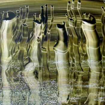 Pintura titulada "MANGROVE" por Paul Sarrassat, Obra de arte original, Oleo