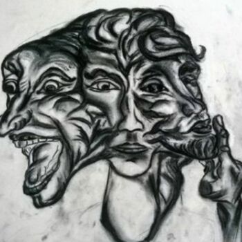 Malarstwo zatytułowany „Personality” autorstwa Paul Selow, Oryginalna praca, Grafit