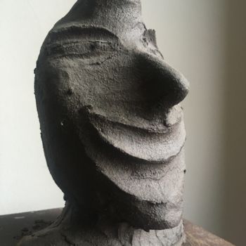 Sculpture titled "Je le jure Monsieur…" by Paul Yves Poumay, Original Artwork, Ceramics