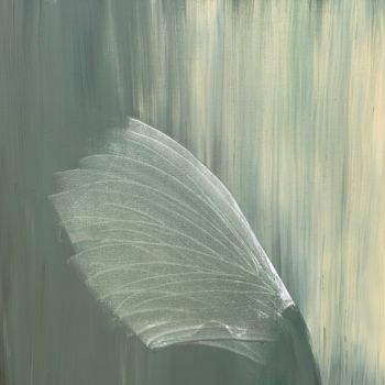 Pittura intitolato "femme voilée - veil…" da Paul Yves Poumay, Opera d'arte originale, Acrilico