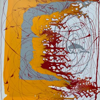 Pittura intitolato "physique quantique" da Paul Yves Poumay, Opera d'arte originale, Acrilico