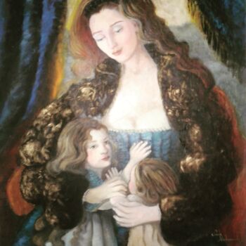 Pintura intitulada ""Amparo"" por Paula Machado, Obras de arte originais, Óleo