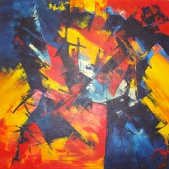 Painting titled "Sin fronteras" by Paula Weiszkopf, Original Artwork