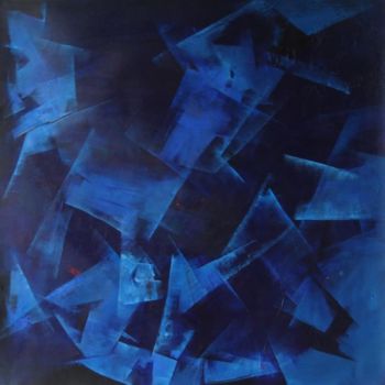 Painting titled "Cristales marinos" by Paula Weiszkopf, Original Artwork
