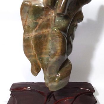 Sculpture titled "Abstrata 2" by Leila Viana, Original Artwork, Stone