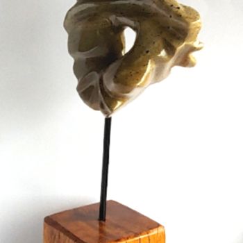Sculpture titled "Abstrata 3" by Leila Viana, Original Artwork, Stone
