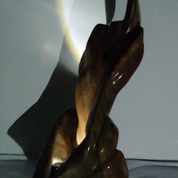 Sculptuur getiteld "Luminária Sustentáv…" door Leila Viana, Origineel Kunstwerk, Steen