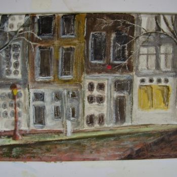 Schilderij getiteld "Noord Hollandse Lan…" door Paul Berkholst, Origineel Kunstwerk