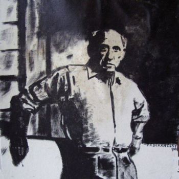 Painting titled "Pablo Picasso" by Paul Berkholst, Original Artwork