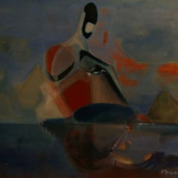 Peinture intitulée "Rêve fréquent duTou…" par Paul Breugelmans, Œuvre d'art originale