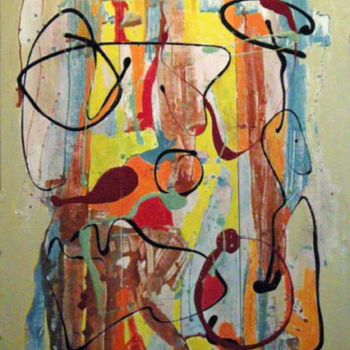 Painting titled "Triptych 1" by Paul Freidin, Original Artwork, Oil