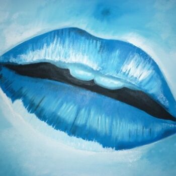 Pintura titulada "Ice Cold Lips" por Paul Horton, Obra de arte original, Oleo