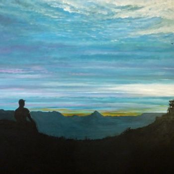 Painting titled "Contemplation" by Paul Horton, Original Artwork, Oil