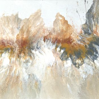 Peinture intitulée "riviere" par Pauline Parmigiani, Œuvre d'art originale, Acrylique