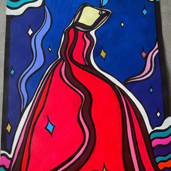 Pintura intitulada "The Handmaid’s Tale" por Pauline Sarrazin (Bloodysea_), Obras de arte originais, Acrílico