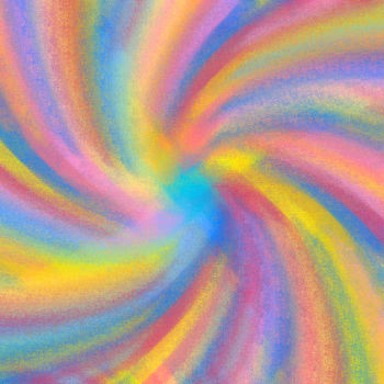 Arts numériques intitulée "Candy Whirls" par Paul John Collins, Œuvre d'art originale, Travail numérique 2D