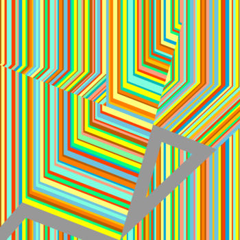 Digitale Kunst getiteld "Harmony and Discord" door Paul John Collins, Origineel Kunstwerk, 2D Digital Work