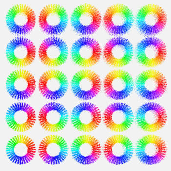 Arts numériques intitulée "Disco" par Paul John Collins, Œuvre d'art originale, Travail numérique 2D