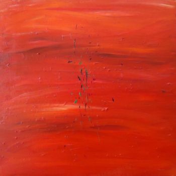 Painting titled "Lava e chuva" by Paulo Gonzalez, Original Artwork, Oil