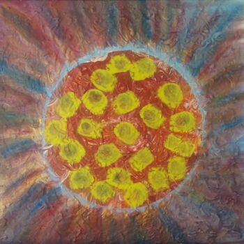 Painting titled "Solar" by Paulo Gonzalez, Original Artwork, Acrylic
