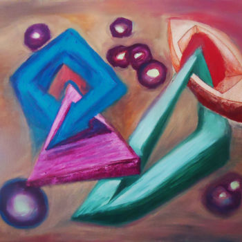 Painting titled "Float" by Paulo Gonzalez, Original Artwork, Oil