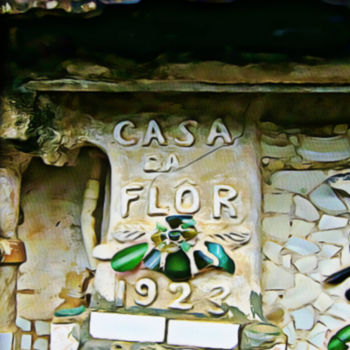 Painting titled "Detalhe Casa da Flor" by Paulo Pinheiro, Original Artwork, Digital Painting