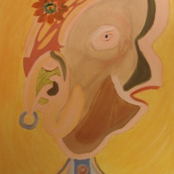 Painting titled "gipsy soul" by Paulo Fontinha, Original Artwork