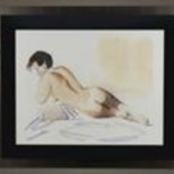 Schilderij getiteld "Mulher" door Paulo Jobim, Origineel Kunstwerk