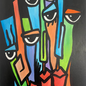 Painting titled "Acrylic paints - Tr…" by Paulo Martin, Original Artwork, Acrylic
